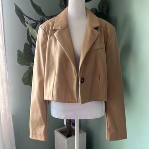 Bagatelle Faux Cropped Blazer